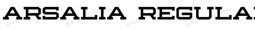 Arsalia Regular字体转换 Arsalia Regular字体转换